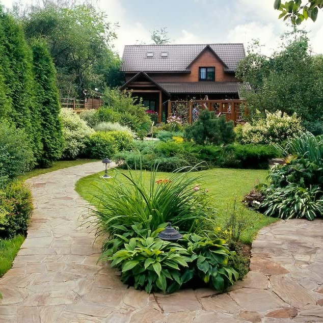 Идеи на тему «Двор частного дома» (22) | двор, садовые дорожки, дизайн озеленение